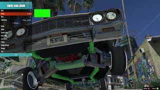 GTA 5 1964 Impala ss LowRider Gets Bennys Hydraulics With Custom edited Frame [upl. by Theodore]