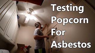 How To Test Popcorn Ceiling For Asbestos [upl. by Tavi]