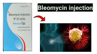 Bleomycin injection ip 15 units [upl. by Aitnis]