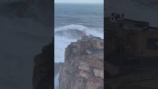 Nazaré em fúria Ondas Gigantes de Nazaré 🌪️🌊 gigantesdenazaré [upl. by Ajit225]