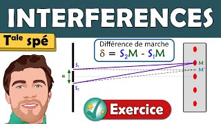 🟠 Exercice INTERFÉRENCES  Terminale spé physique chimie  Lycée [upl. by Opiuuk]