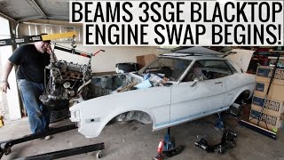 Beams 3SGE Engine Swap Part 1  RA24 Celica Project [upl. by Sacksen]