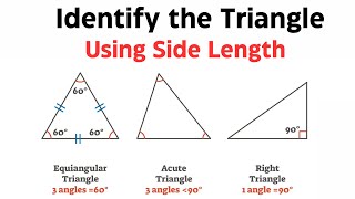 Identify a Right Triangle using Side Length [upl. by Casmey796]