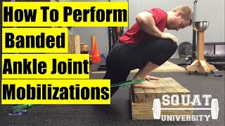 Banded Joint Mobilizations for Stiff Ankles [upl. by Liatris]