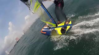 First time foil Starboard Foil Free Ride 125 Ezzy Cheeatah 85 1015 knots wind [upl. by Nolrak]