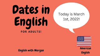 How to Say Dates in English  Ordinal Numbers [upl. by Otirecul683]