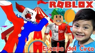 El Circo en Roblox  ESCAPA DEL CIRCO  The Circus Obby  Juegos Roblox para niños [upl. by Ramberg]