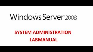 System Administrator Tutorial [upl. by Rexer149]