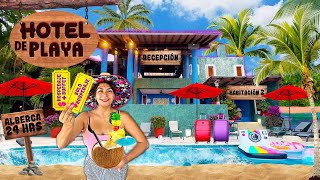 06 🏨 HOTEL FAMILIAR DE PLAYA 🏝️ ¡Unas Vacaciones de Lujo 🦩 VERANO MERLIN [upl. by Nnylrebma]