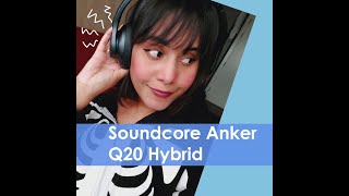 Review simples do Soundcore anker Q20 adeus ruídos [upl. by Shetrit857]