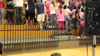 Pink Out Pep Rally  Spirit Competition 101615 [upl. by Clarkson]