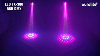 Eurolite LED FX300 RGB DMX Flower Effect [upl. by Josepha]