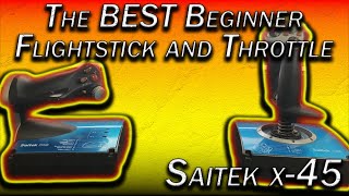 The BEST Budget Flightstick and Throttle  Saitek x45 [upl. by Yob621]