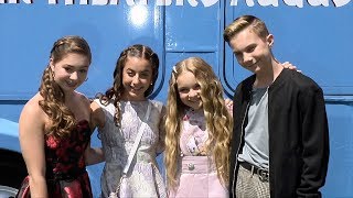 Dance Moms Hannah GiaNina Pressley Brady quotThe Angry Birds Movie 2quot Green Carpet [upl. by Sukramal]