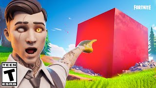 LArrivée Du CUBE ROUGE Sur Fortnite [upl. by Anelagna]