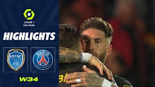 ESTAC TROYES  PARIS SAINTGERMAIN 1  3  Highlights  ESTAC  PSG  20222023 [upl. by Assilak]