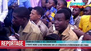 A Pointe Noire la BCI renseigne sur les demarches dhébergement des fonds pour Campus France [upl. by Halford]