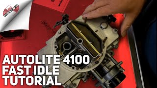 Autolite 4100 Fast Idle Tutorial [upl. by Dragone288]