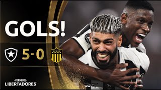 GOLS  BOTAFOGO X PEÑAROL  SEMIFINAL  CONMEBOL LIBERTADORES 2024 [upl. by Merissa586]