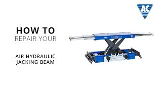 How to repair our air hydraulic jacking beam [upl. by Yvad149]