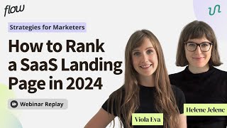 How To Rank A SaaS Landing Page  Flow SEO [upl. by Blain691]