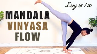 Intermediate Vinyasa Flow 30 mins  26  30 days Yoga Challenge  Full Body Vinyasa Flow [upl. by Crockett]