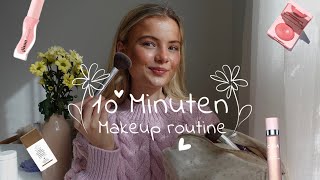 Meine 10 MINUTEN MAKEUP routine 💕 [upl. by Mandi16]