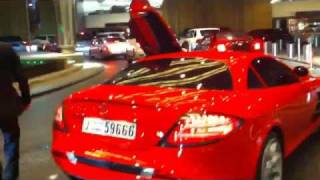 RED Mercedes SLR McLaren IN DUBAI [upl. by Harbour]