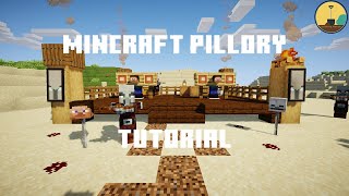 Minecraft How To Build a Pillory  Crafting Bench Minecraft Tutorial [upl. by Rakabuba471]