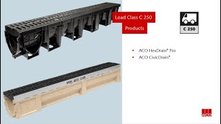 Introduction to Channel Drainage Systems C 250  ACO [upl. by Christin]