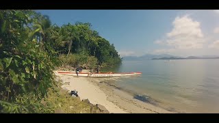 Refúgio dos piratas Ilha da cotinga  Paranaguá PR com a base Paraná Hoe canoagem Havaiana [upl. by Netsirc]