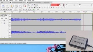 EZCap Cassette to MP3WAV Digital File Converter USB Review using Audacity no thumb drive version [upl. by Rimas]