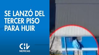 FUE DETENIDA  Peligrosa narcotraficante intentó huir saltando desde un tercer piso  CHV Noticias [upl. by Airdua]