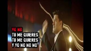 Carlos Rivera Omara Portuondo  Lagrimas Negras  Karaoke [upl. by Ortensia]