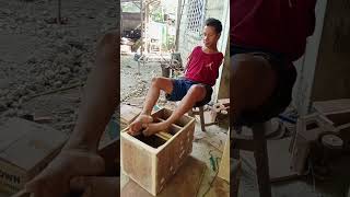 i made speaker sound box by my feet [upl. by Rahman]