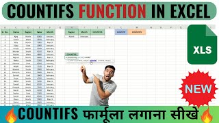 Master COUNTIFS in Excel for MultiCriteria Magic 📊 COUNTIFS Formula in Excel excel [upl. by Nnaeitak721]