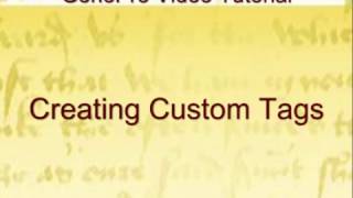 Creating Custom Tags in GenoPro [upl. by Mellie]