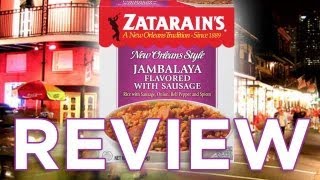 Zatarains Jambalaya Flavored with Sausage Video Review Freezerburns Ep549 [upl. by Neeka]