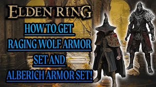 Elden Ring Raging Wolf Armor Set amp Alberichs Armor set Guide [upl. by Kra]