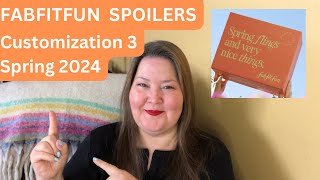 Fabfitfun New Spoilers  Spring 2024  Customization 3 Spoiler [upl. by Einahpts]