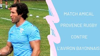 Rugby Match  Amical LAviron Bayonnais contre Provence Rugby [upl. by Gosnell528]