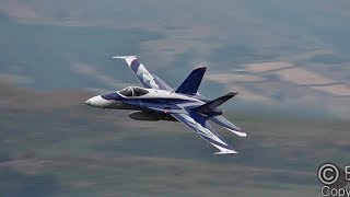 STUNNING CANADIAN CF18 HORNET in the MachLoop [upl. by Finlay150]