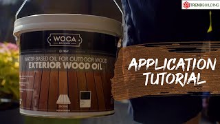 WOCA Exterior Wood Oil [upl. by Erdnassak]