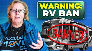 WARNING RV Ban in 6 US States [upl. by Eisej]