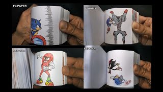 Flipbook Compilation Sonic The Hedgehog  Sonic Prime  Sonic Frontiers  FLIPAPER [upl. by Yrek870]