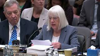 Senate Appropriations Chair Murray Delivers Remarks at Full Committee Markup of FY25 Funding Bills [upl. by Kapor751]