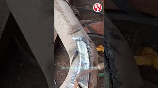 Iron pipe leak repair welding [upl. by Agbogla319]