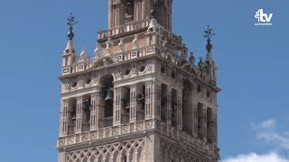 Campanas de la Giralda llaman a rezar en casa 16032020 [upl. by Meadows]