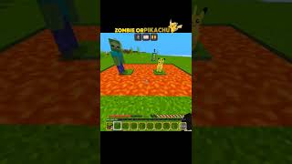 Minecraft helping Pikachu gaming minecraftshorts minecraft pokemon [upl. by Eilak]