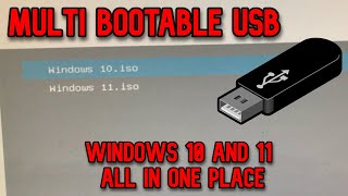 MultiOS Bootable USB Drive windows 10 and 11 Multi Boot USB 2024 [upl. by Aney]